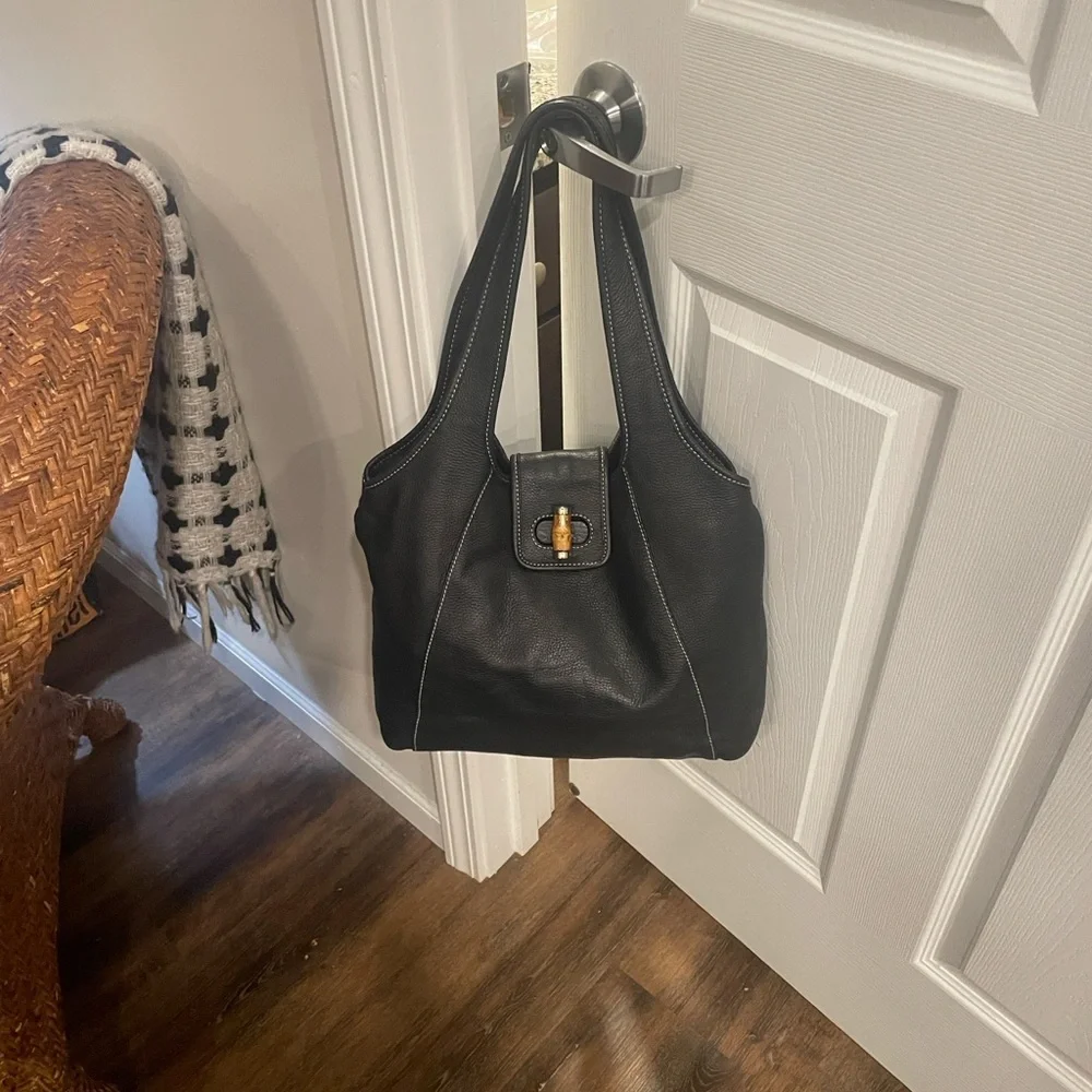Talbots Gorgeous Leather Bag, no corner wear no stains - Picture 1 of 12